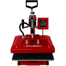 PixMax 38x38cm Swing Heat Press with Teflon & Sublimation Paper