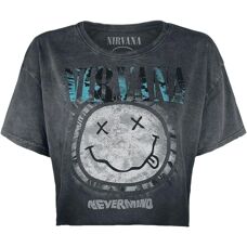 Nirvana Nevermind Kurzarm T-Shirt - Damen - S - Grau