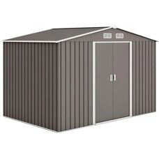 Outsunny 9 X 6FT Garden Shed - Weather-resistant Outdoor Storage