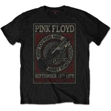Pink Floyd WYWH Abbey Road Studios Svart T-shirt - Rock