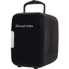 Russell Hobbs Mini Fridge RH4CLR1001B - Compact Cooler for Cans