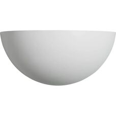 Knightsbridge - E14 40w Uplighter Plaster - Wall light