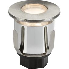 Knightsbridge Stainless Steel 230V IP65 LED Floor Light - 3000K - 25lm