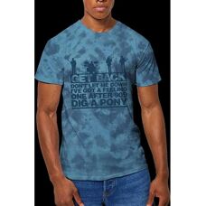 The Beatles Let it Be Songs Dip-dye Blå Liten - T-shirt