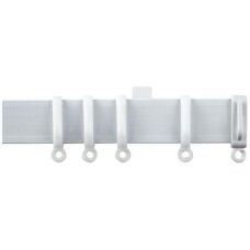 Edge Blinds - White Plastic Curtain Track - White - 80cm - Curtain Track