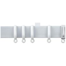 Edge Blinds - Aluminium Curtain Track - White - 210cm