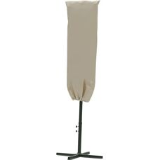 Outsunny Garden Parasol Cover for 2-4m Outdoor Umbrella Protector w/ Rod, Zipper