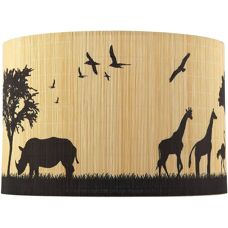 Happy Homewares - Safari Bamboo Pendant Shade - Lamp shade