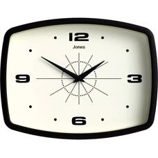 Jones Clocks - Movie - Clear Blue - 25cm - Clock