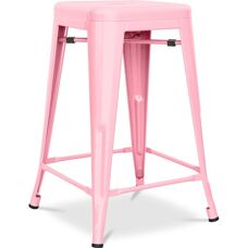 PRIVATEFLOOR Rosa Steel Industrial Bar Stool - Bar Stool