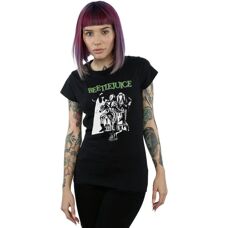 Beetlejuice Women's Mono Poster T-Shirt - Black - XX-Large