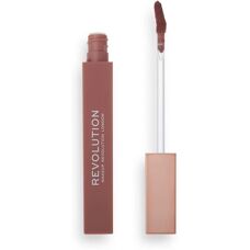 Makeup Revolution Caramel Syrup Lipstick - Full Coverage, Vegan