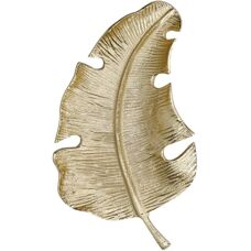 Artesa Gold Leaf Leaf-Shaped Serving Plate - Serving Plate