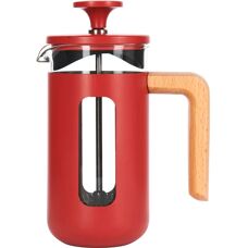 La Cafetiere Pisa Edelstahl 3-Tassen Rot - Cafetiere