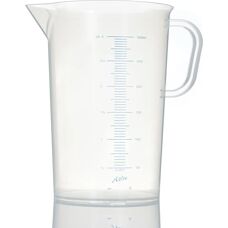 RS PRO Brocca da laboratorio - 3L, Ø152mm, PP, Graduazioni