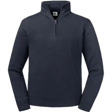 Russell Men’s French Navy Quarter Zip Sweatshirt - Sweatshirt