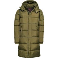 Superdry Rips Longline Puffer Jacket (M5011759A) verde