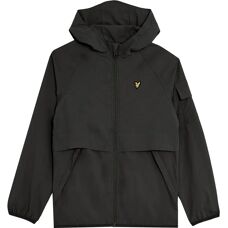 Lyle & Scott Gutted Vindjakke med Hette - Svart - Størrelse 9/10 år