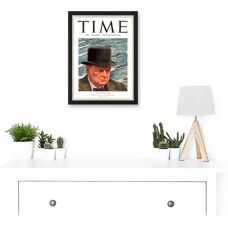 Artery8 - Churchill War 1941 - A4 - Black - Wall Art Print