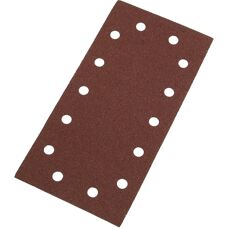 Silverline 80 Grit Punched Half Sheets - Sandpaper Sheets