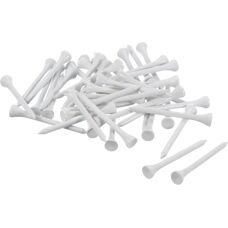 Longridge Drewniane Tees do Golfa - 69mm Białe - Golf Tees