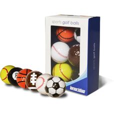 Ballons de golf Longridge - Pack de 6 Multi Sport - Publicité