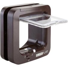 SureFlap Mikrochip Katzenklappe - Braun - 32 Chips