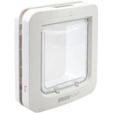 SureFlap SUR101 Mikrochip Haustür - Weiß - Haustür für Katzen und kleine Hunde