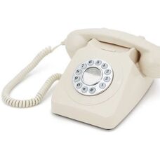 GPO GPO746PBIVR 746 Téléphone de bureau à boutons - Ivoire - Téléphone analogique - Publicité