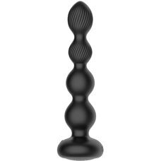 Nexus Black Rotating Vibrating Anal Beads - 15cm