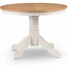 Julian Bowen - Davenport 106cm - Ivory Oak - Dining Table