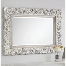Julian Bowen Baroque Distressed Wall Mirror - Wall Mirror