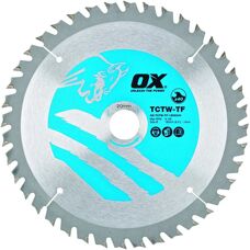 OX 165mm Kreissägeblatt - Hartmetall, Feinkern, Universell