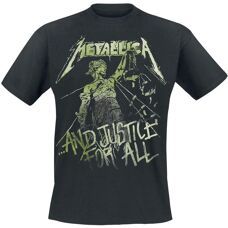 Metallica Model 2XL Black Unisex T-Shirt - Justice Vintage
