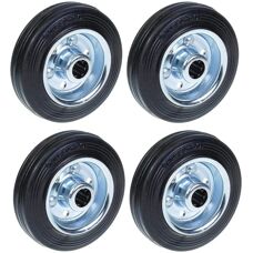 Roues en Caoutchouc Modèle Parnells 100mm - 4 Pièces - Publicité