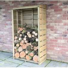 Shire Tall Wall Log Store - Pressure Treated