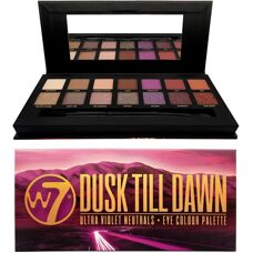 W7 Dusk till Dawn Ultraviolet Neutrals Eye Palette - 14 Shades