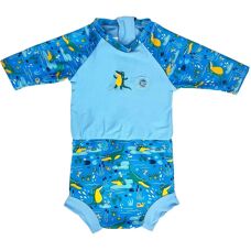 Traje de baño infantil Splash About Cocodrilo Pantano UV50+