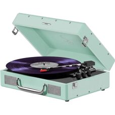 MIXX Revival 55 Vinylspelare - Grön Stereo - Vinylspelare