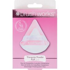 Brushworks Triangular Powder Puff Duo - Powder Puff Duo