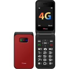 Ttfone Tt760 Red Big Button Flip 4g Mobile Phone - Elderly