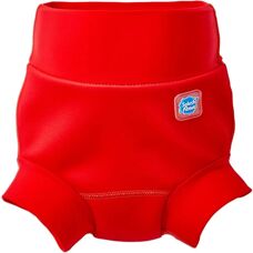 Pañal de natación reutilizable impermeable rojo - 0-3 meses