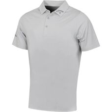 Polo Jacquard de secado rápido para caballero de Callaway Golf 2025 en Gray Dawn