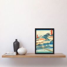 Artery8 Togetsu Bridge Arashiyama - A4 - Framed - Wall Art