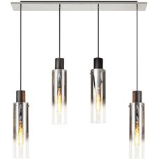 Litecraft - Visconte Fumo - Smoke Glass - 4 Light - Pendant Light