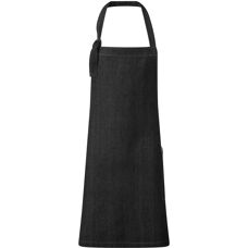 Premier Zwarte Denim Gerecyclede Schort - Unisex