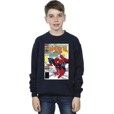 Absolute Cult Marvel Garçons Spider-Man Bande Dessinée Sweatshirt - Jeunes