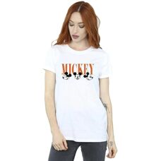 Disney Mickey Mouse Faces Boyfriend Fit T-Shirt - T-Shirt