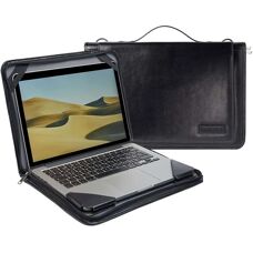 Broonel Black Leather Laptop Case for HP Envy X360 14 - Laptop Case