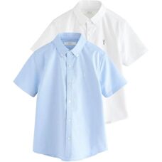 Next - Oxford Short-Sleeve Shirt - Størrelse 116-122 cm